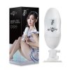 Âm đạo giả có đế hít tường 2 đầu Happy rung xoay 180 độ
