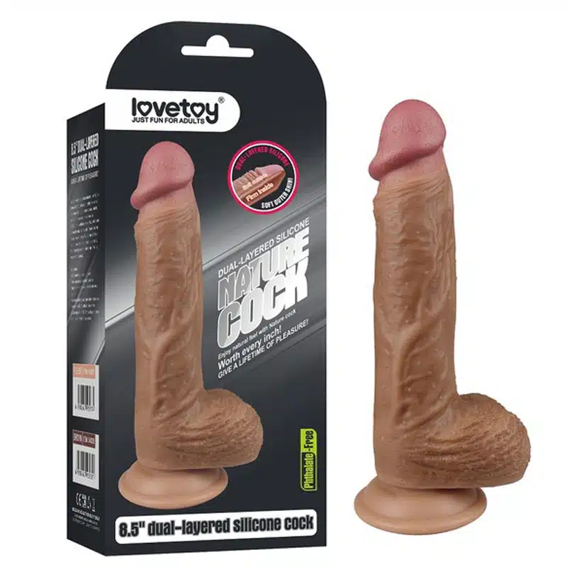 Dương vật hít tường Lovetoy Nature Cock 8.5 inch