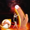 Dương vật giả hít tường Cyberskin mềm mịn gân guốc siêu rung